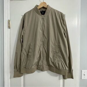 H&M Bomber Jacket Beige Large